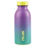 Milan Stainless Steel Isothermal Bottle Sunset Series - 350ml - Turquoise
