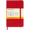 Moleskine MM710R Notebook Pocket Hard Cover Ruled - Scarlet Red