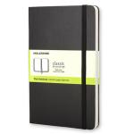 Moleskine QP012 Notebook Pocket - Black Hard Cover Plain