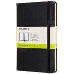 Moleskine QP052 Notebook Medium Black Hard Cover Plain