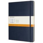Moleskine QP090B20 Notebook XL Ruled Sapphire Blue Hard
