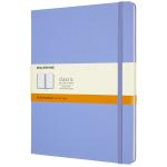 Moleskine QP090B42 Notebook XL Ruled Hydrangea Blue Hard