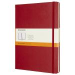 Moleskine QP090F2 Notebook XL Scarlet Red Hard Cover Ruled