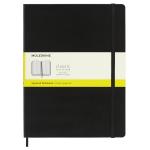 Moleskine QP091 Notebook XL Black Hard Cover Square