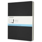 Moleskine QP324 Cahier Journal XL Dot Black Pack 3
