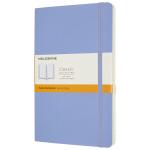 Moleskine QP616B42 Notebook Large Ruled Hydrangea Blue Soft