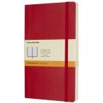 Moleskine QP616F2 Notebook Large Scarlet Red Soft Cover Ruled