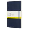 Moleskine QP617B20 Notebook Large Sapphire Blue Soft Cover Square