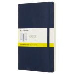 Moleskine QP617B20 Notebook Large Sapphire Blue Soft Cover Square