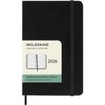 Moleskine DHB12WH2Y26 Moleskine Diary 12 Month Weekly Horizontal HC Pocket Black 2026