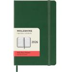 Moleskine DHK1512DC2Y26 Moleskine Diary 12 Month Daily HC Pocket Myrtle Green 2026
