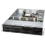 Supermicro 520P-WTR Barebone, 2U, 1x LGA4189, 8 DIMM, 8x 3.5" Hot-Swap, 2x 10G RJ-45, 2x PCIe 4.0 x16, 2x PCIe 4.0 x8, 1x PCIe 3.0 M.2 2280/22110, 2x 650W Redundant Power Supplies