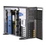 Supermicro 740GP-TNRT Barebone, Pedestal, 2x LGA4189, 16 DIMM, 8x 3.5" Hot-Swap / 4x Hybrid NVMe, 2x 10G RJ-45, 6x PCIe 4.0 x16 FHFL, 1x PCIe 4.0 x8, Up to 4 GPU Support, 2x M.2, 2x 2200W Redundant Power Supplies