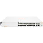 HPE Instant On 1960 JL807A 24-Port Smart Managed Layer 2+ Stackable Switch with 2 x SFP+, 2 x 10G RJ45, 20 x 802.3af/at PoE Port, 4 x 802.3bt PoE Port (Max 370W)