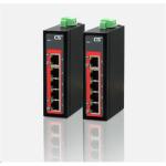 CTC Union Compact size, Non-managed 5-port 10/100-TX Copper Switch, minus 10  C to 60  C