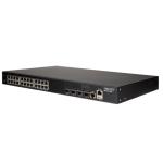 Edgecore 24 Port Managed L2+/L3 Lite PoE Gigabit  Ethernet Switch with 4 x SFP+ 10G UplinkPorts.IPv6Management with Low Power Consumption and Fanless Design. 30 Watts PoE+.