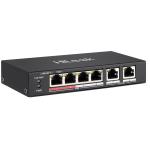 HiLook NS-0106P-35 6-Port 10/100M Unmanaged PoE Switch, 4-Port PoE (Max 35W)
