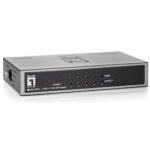 LevelOne GEU-0521 10/100/1000 Mbps (Gigabit) 5-Port Desktop Sized Ethernet Switch, Metal Chassis, 4