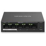 Mercusys MS105GP 5-Port Gigabit Desktop Switch with 4-Port PoE+ (Max 65W), Long-Range Mode up to 250 m