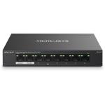 Mercusys MS108GP 8-Port Gigabit Desktop Switch with 7-Port PoE+ (Max 65W), Long-Range Mode up to 250 m