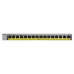 NETGEAR GS116LP 16-Port Gigabit Unmanaged PoE Switch (76W) - 1GbE PoE+ x16