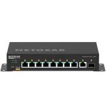 NETGEAR GSM4210PD-100AUS M4250-9G1F-PoE+ Desktop Managed Switch (110W) - 1GbE PoE+ x8, 1GbE x1, SFP x1