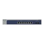 NETGEAR 10-Port Multi-Gigabit/10G Ethernet Smart Switch (MS510TXM) - Managed with 8 x Multi-gig Ports, 2 x 10G SFP+, Desktop/Rackmount, ProSAFE Lifetime Protection