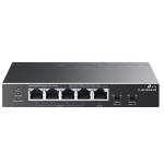 TP-Link TL-SG1005P-PD 5-Port Gigabit Desktop PoE+ Switch with 1-Port PoE++ In and 4-Port PoE+Out (Max 66W)