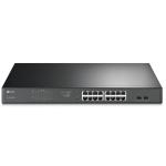 TP-Link TL-SG1218MPE 18-Port Gigabit Easy Smart PoE+ Switch (250W) - 1GbE RJ45/SFP Combo x2 / 1GbE PoE+ x16