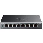 TP-Link Omada ES208GP 8-Port Gigabit Easy Managed Switch (64W) - 1GbE PoE+ x8