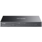TP-Link Omada ES210GP 10-Port Gigabit Easy Managed Switch (64W) - 1GbE RJ45/SFP Combo x1 / 1GbE PoE+ x8
