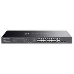 TP-Link Omada ES220GMP 20-Port Gigabit Easy Managed PoE Switch (250W) - SFP/GbE Combo x2, 1GbE PoE+ x16