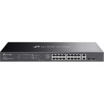 TP-Link Omada ES220GP 20-Port Gigabit Easy Managed PoE Switch (150W) - SFP x2, 1GbE PoE+ x16