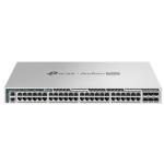 TP-Link Omada Pro S6500-48MPP6Y 54-Port 25G Stackable L3 Managed PoE Switch (1484W) - 25G SFP28 x6, 2.5G PoE++ x48