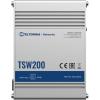 Teltonika TSW200 8 Port Unmanaged Industrial Gigabit PoE+ Switch (Power Supply Not Included)