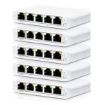 Ubiquiti UniFi USW-Flex-Mini-5 5-Port Gigabit L2 Managed Switch - 1GbE x5, 5-Pack (No PSU included)