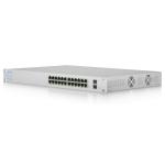 Ubiquiti UniFi Switch US-24-250W 24-Port Gigabit Managed PoE+ Switch with 24 x PoE/PoE+ (Max 250W) and 2 x SFP