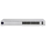 Ubiquiti UniFi USW-24 26-Port Gigabit L2 Managed Switch - SFP x2, 1GbE x24