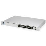 Ubiquiti UniFi USW-Pro-24-POE 26-Port 10G L3 Managed PoE Switch (400W) - SFP+ x2, 1GbE PoE+ x16, 1GbE PoE++ x8