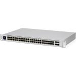 Ubiquiti Unifi USW-48-POE 52-Port Gigabit L2 Managed PoE Switch (195W) - SFP x4, 1GbE x16, 1GbE PoE+ x32