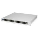 Ubiquiti UniFi USW-Pro-48-POE 52-Port 10G L3 Managed PoE Switch (600W) - SFP+ x4, 1GbE PoE+ x40, 1GbE PoE++ x8