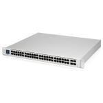 Ubiquiti UniFi USW-Pro-48-POE 52-Port 10G L3 Managed PoE Switch (600W) - SFP+ x4, 1GbE PoE+ x40, 1GbE PoE++ x8