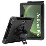 Armor-X (RIN-Series ) Ultra 3 Layers Shockproof Tablet Case for Samsung Galaxy  Active5 Pro  10.1" (SM-X350 / SM-X356 ) Active4 Pro SM-T630 T636 DM-638U with Hand Strap