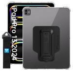 Armor-X ( ZXS  Series ) 4 corner protection case w/ hand strap,Shoulder Strap, kick stand & X-mount for iPad Pro 13" (  M5 / M4 )