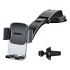 Baseus Easy Control Clamp Car Mount Holder (A Set) - Black