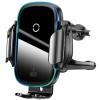 Baseus Light Electric Holder Wireless Charger - Black 15W Super Quick Charge Qi