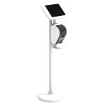 Bouncepad BP-FST/PRNT114-EEW Floorstand + Brother Printer Bracket & iPad 10.9 10th Gen - White -Exposed Home Button & Front Camera