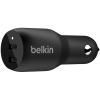 Belkin BoostCharge 36W Dual USB-C Car Charger