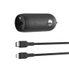 Belkin BoostCharge 30W UBS-C PD 3.0 Car Charger with USB-C to Lightning Cable