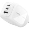 Belkin BoostCharge Pro 70W 3-Port GaN Wall Charger Includes 2x USB-C and 1x USB-A Ports